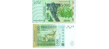 Burkina Faso #317Ca 5000 Francs CFA