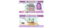 Cameroun #210Ud 10,000 Francs