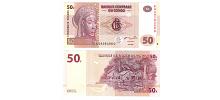 Congo-Democratic #97a  50 Francs