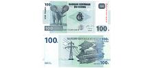 Congo-Democratic #98b 100 Francs