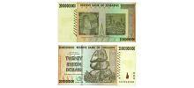 Zimbabwe #86 20 Billion Dollars