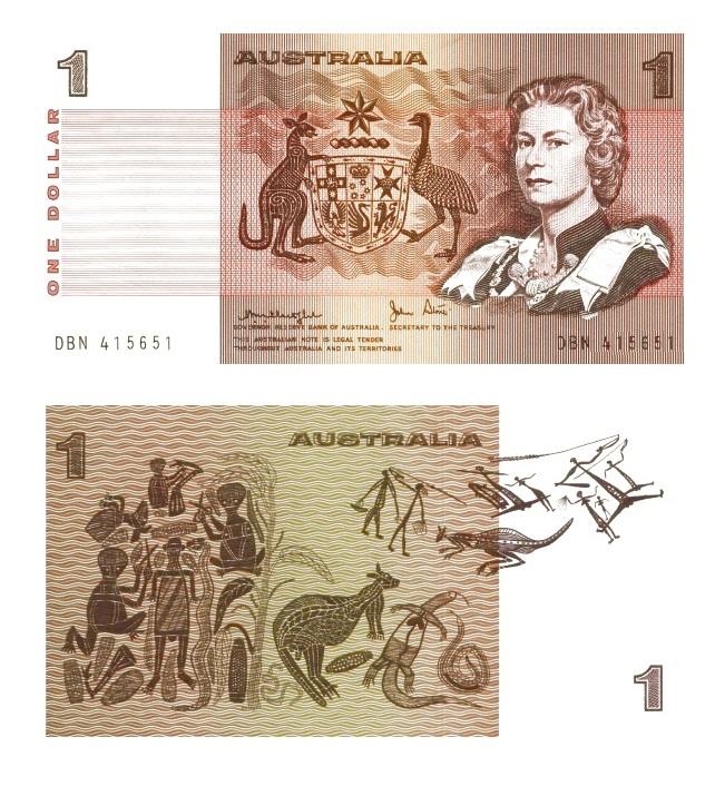 Australia #42c/XF 1 Dollar