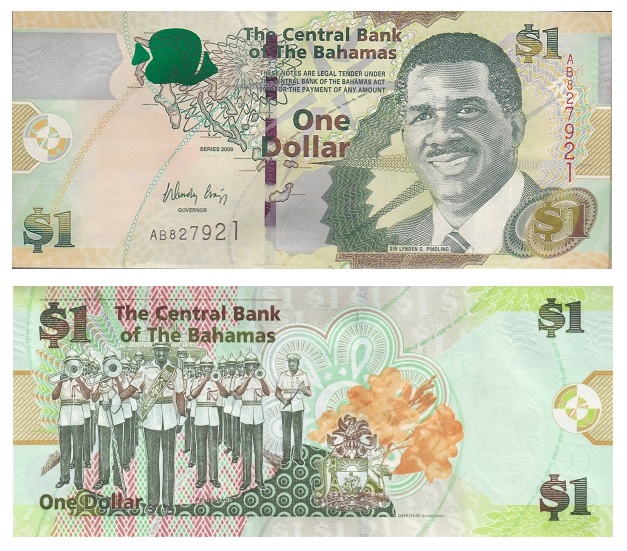 Bahamas #71     1 Dollar