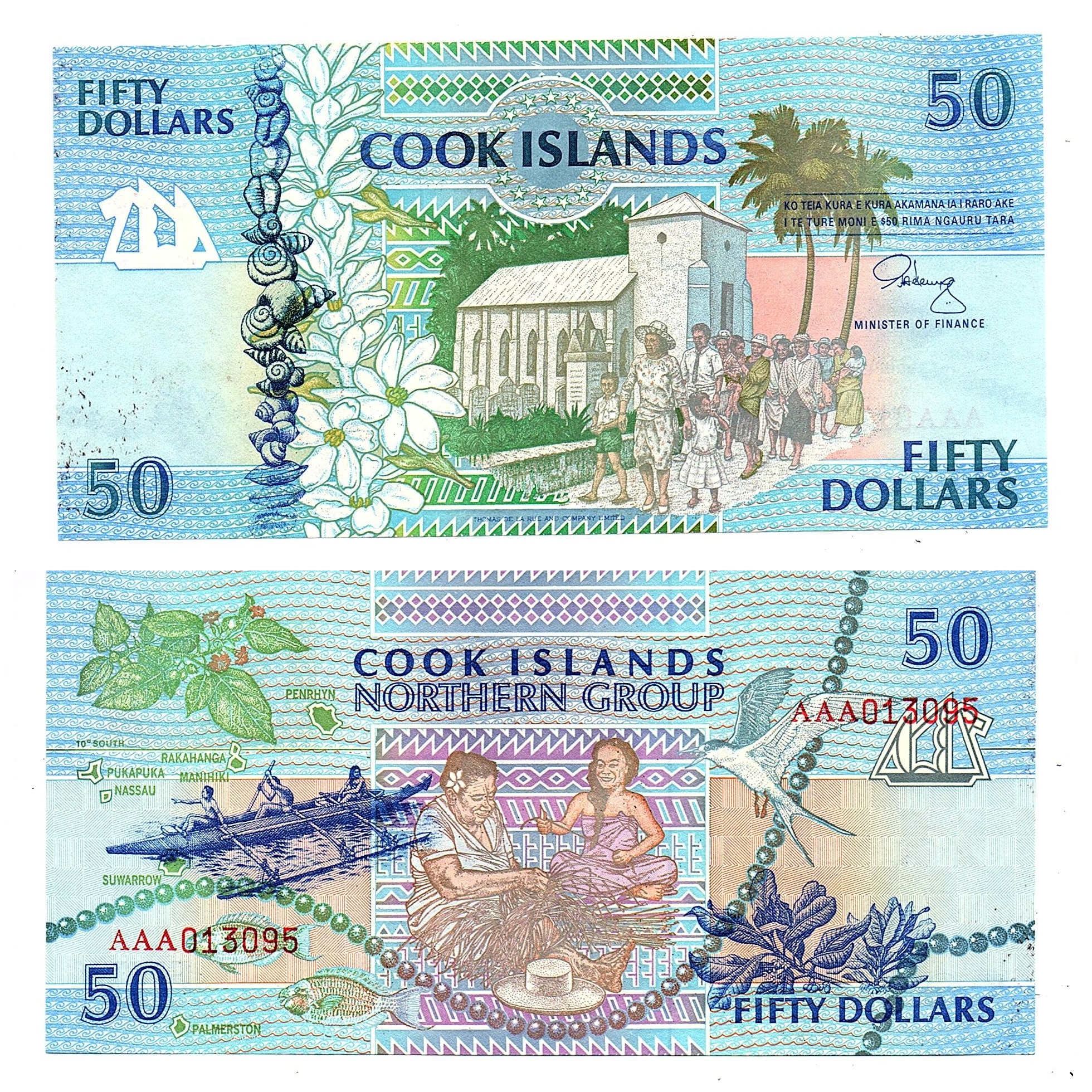 Cook Islands #10 50 Dollars