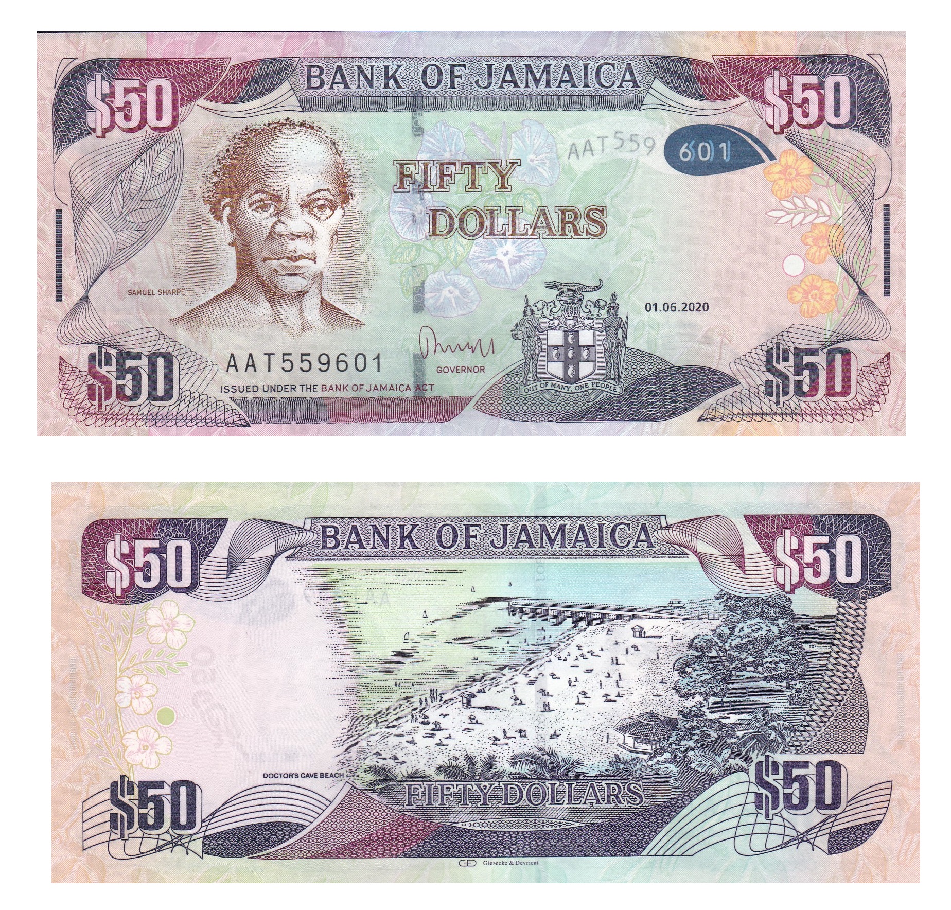 Jamaica 50 Dollars - Foreign Currency
