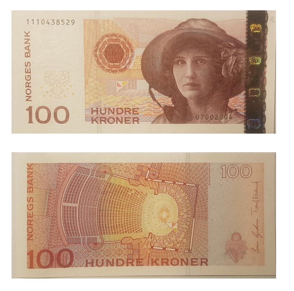 Norway #49b 100  Kroner