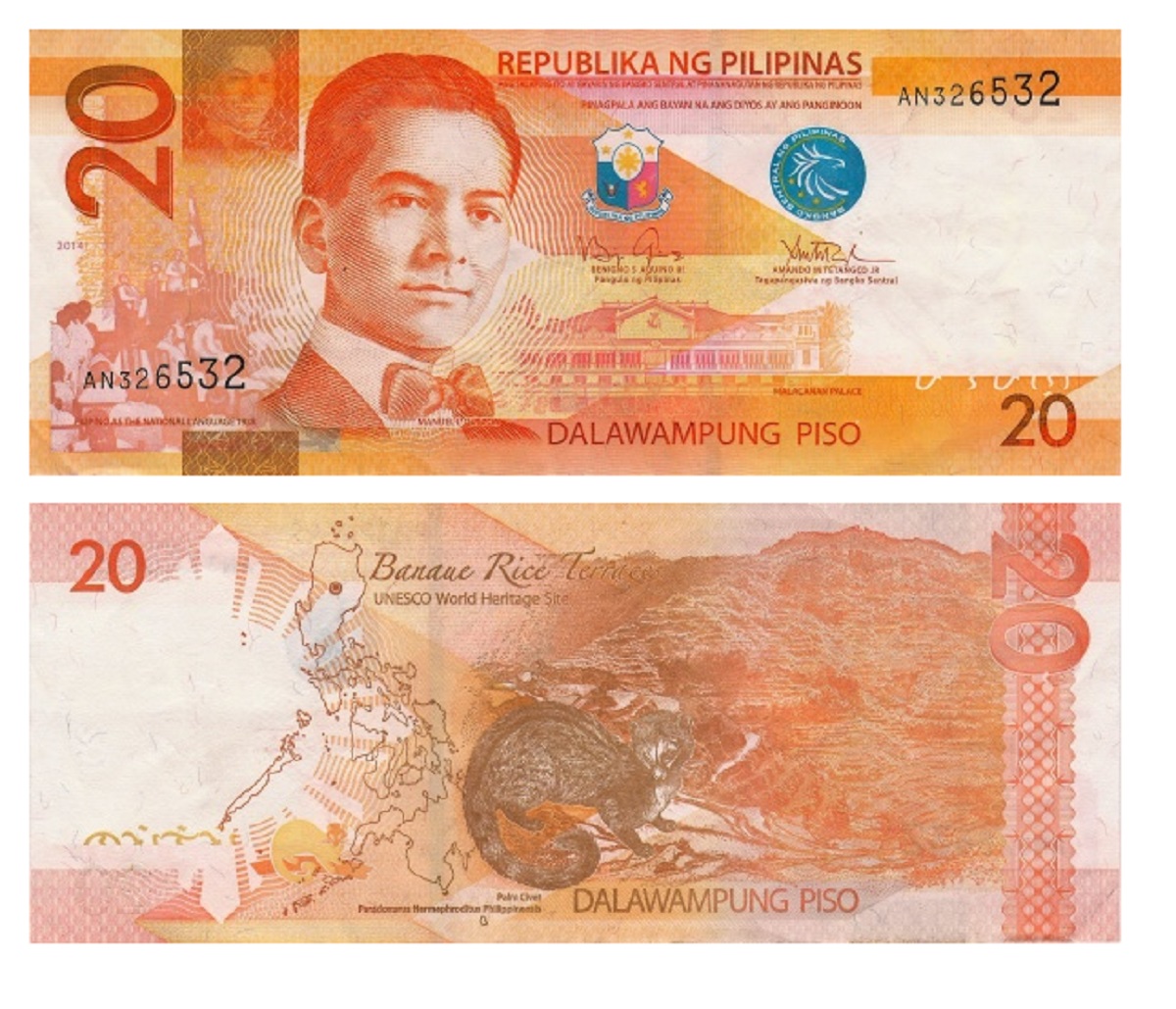 Philippines #206a4  20 Piso