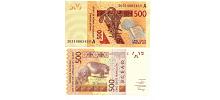 Ivory-Coast #119A20  500 Francs CFA NEW2020