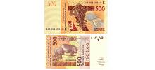 Burkina Faso #319Ca 500 Francs CFA