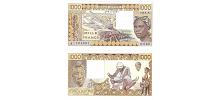 Ivory-Coast #107Ai  1000 Francs