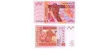 Togo #815Tl   1.000 Francs CFA