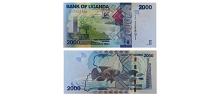 Uganda #50e  2.000 Shillings / Shilingi