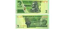 Zimbabwe #101 2 Dollars